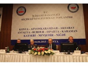 Konya’da Seçim Güvenliği Bölge Toplantısı Yapıldı