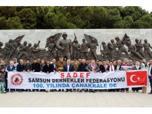 Samsunlular Çanakkale’de Buluştu