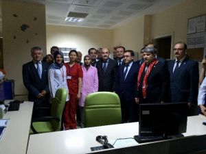 Hastaları Ziyaret Etti