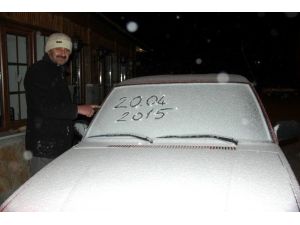 Kastamonu’ya Nisan Karı Yağdı