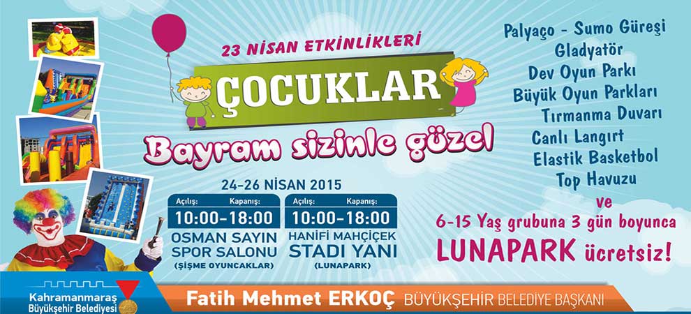 Büyükşehir’den Çocuklara Şenlik