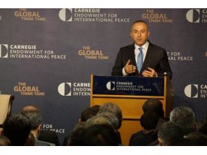 Çavuşoğlu Düşünce Kuruluşu Carnegıe’de Konuştu