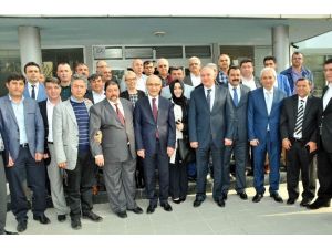 Ak Partili Lütfi Elvan, Aesob Yönetimiyle Bir Araya Geldi