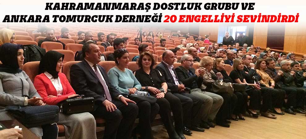 Kahramanmaraş Dostluk Grubu 20 Engelliyi Sevindirdi