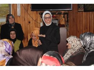 Ak Parti’li Aday Ravza Kavakçı Kan, Seçim Çalışmalarını Sürdürüyor