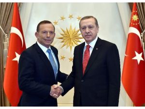 Cumhurbaşkanı Erdoğan, Avustralya Başbakanı Abbott’u Kabul Etti