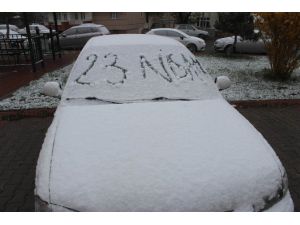 Beyşehir Beyaza Büründü