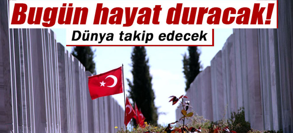 Dünyanın gözü Çanakkalede