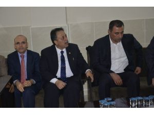 Bakan Şimşek’ten Nasıroğlu’na Taziye Ziyareti
