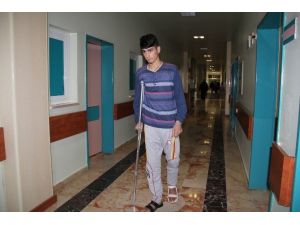 Bacakları Kesilmekten Kurtulan Genç Yürümeye Başladı