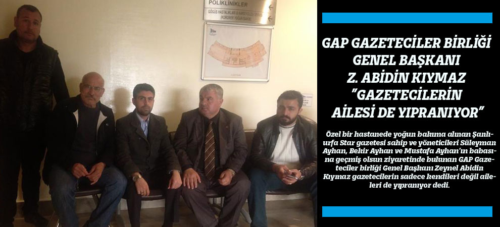 Kıymaz ”Gazetecilerin Ailesi De Yıpranıyor”