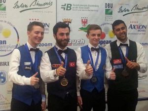 Avrupa 3 Bant Bilardo Şampiyonası’nda Büyük Başarı