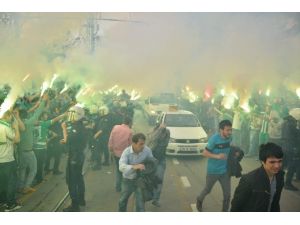 Bursaspor’a Coşkulu Karşılama