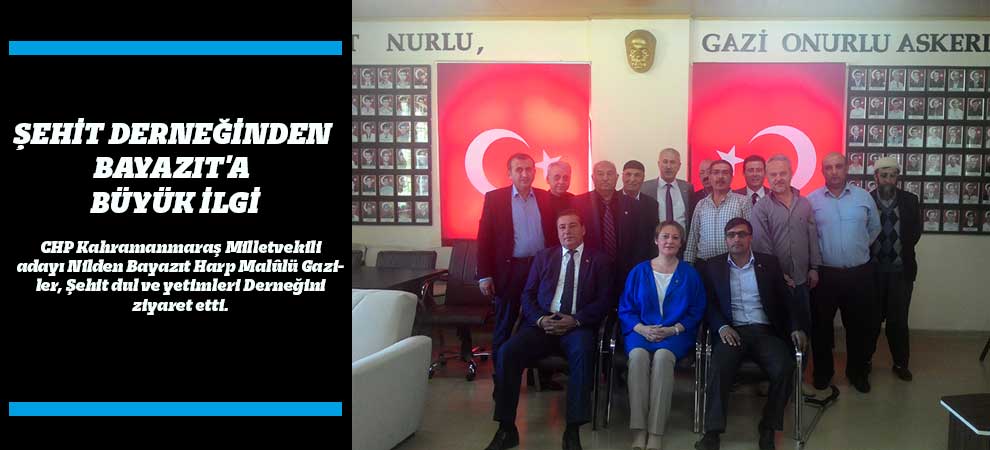 Şehit Derneğinden Bayazıta Büyük İlgi