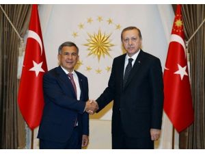 Cumhurbaşkanı Erdoğan, Tataristan Cumhurbaşkanı Minnihanov’u Kabul Etti