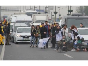 (Özel Haber) E-5’te Polis Müdahalesi
