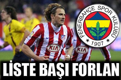 Liste başı Forlan! 