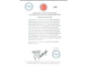 Türkiye Gençlik Ve Spor Konfederasyonu’ndan Açıklama
