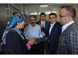 Milletvekillerinden Yaralı İşçiye Ziyaret