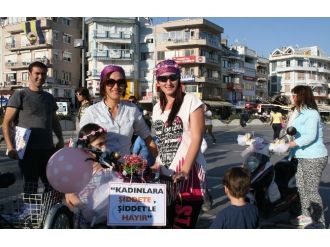 Şiddet Gören Kadınlar İçin Pedal Çevirdiler