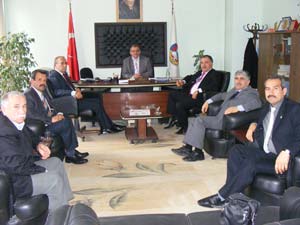 Dernek Başkanları, Tezcanı Ziyaret Etti