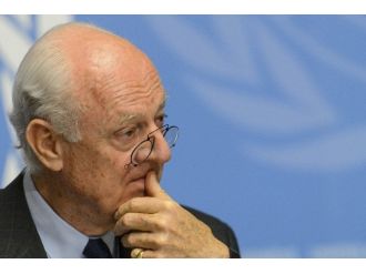 Bm Genel Sekreteri Suriye Özel Temsilcisi De Mıstura, Suriye’deki Çatışmaları Değerlendirdi