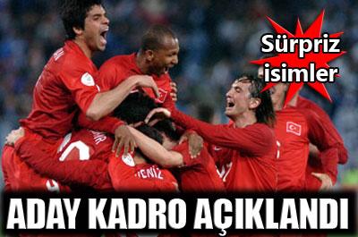 A Milli Takım kadrosu açıklandı 