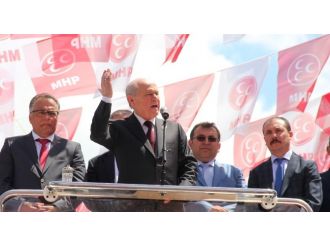 Bahçeli İlk Mitingini Yaptı