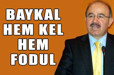 Çelik: Baykal hem kel hem fodul 
