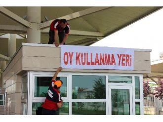 Kapıkule’de Seçim Sandıkları Kuruldu