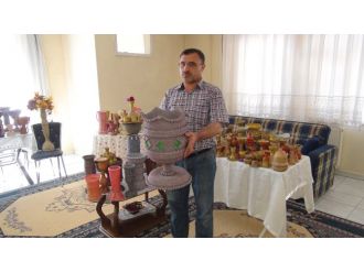 Atık Pet Şişeleri Sanata Dönüştürüyor
