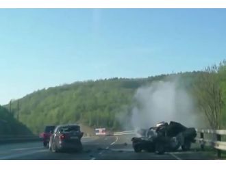 Kontrolden Çıkan Araç Dehşet Saçtı