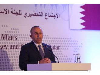 Çavuşoğlu İle Katar Dışişleri Bakanı Attiyah’ın Ortak Basın Toplantısı