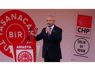 Kılıçdaroğlu, Amasya’da Konuştu