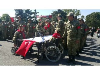 Engelli Askerler Vatan Borcunu Ödedi