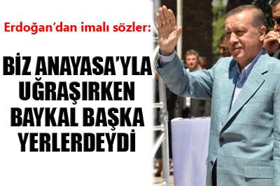 Erdoğandan Baykala ağır sözler 