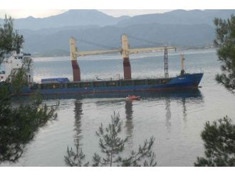 Libya’da Vurulan Türk Gemisi Fethiye’ye Ulaştı