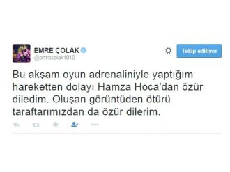 Emre Çolak Özür Diledi