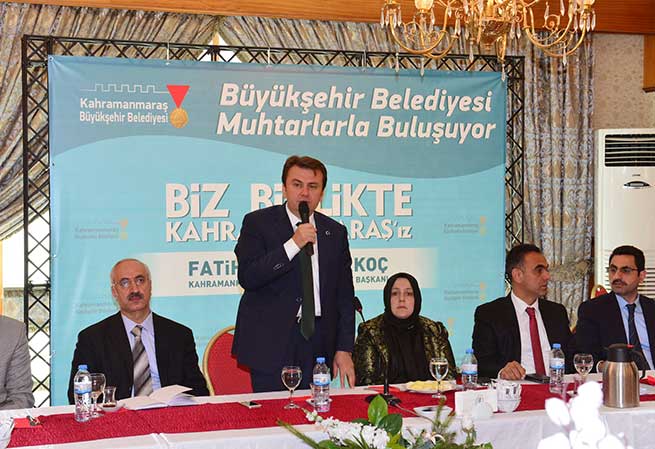 Başkan Erkoç Onikişubat Muhtarlarını Dinledi