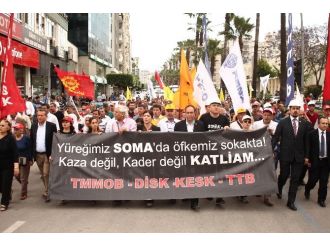 Soma’da Hayatını Kaybeden Madenciler Adana’da Anıldı