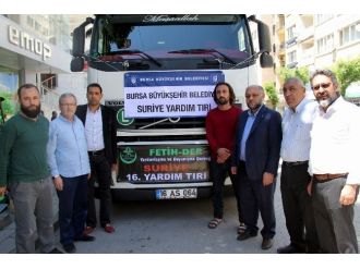 Bursa Esnafından Suriye’ye Yardım Tırı