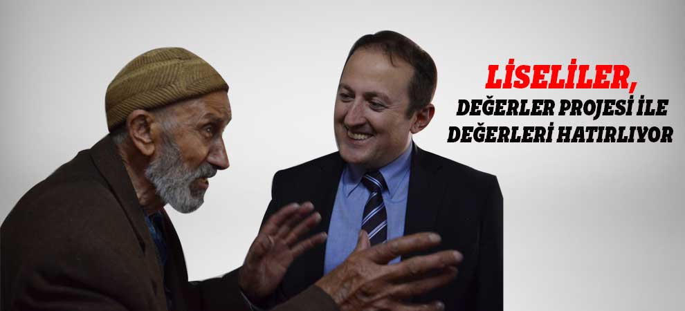 Liseliler, Değerler Projesi İle Değerleri Hatırlıyor  