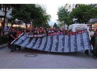Soma’da Omuz Omuza Yürüdüler