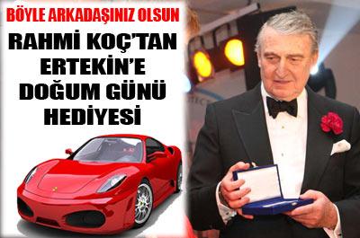 Rahmi Koçtan doğum günü hediyesi Ferrari 