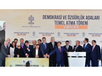 Bakan Güllüce, Demokrasi Ve Özgürlük Adaları’nın Temel Atma Törenine Katıldı