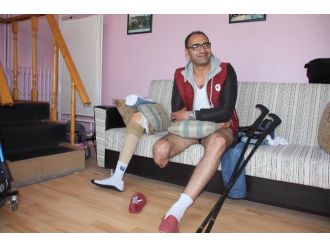 Filistinli İki Sporcuya Protez Bacak