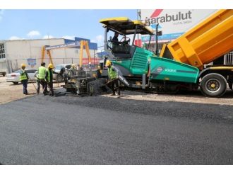 Demirciler Sitesinde Asfaltlama Çalışması