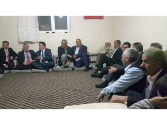 Mhp’li Çimen Ve Hızarcı, Hasankale’de Seçim Çalışması Yaptı