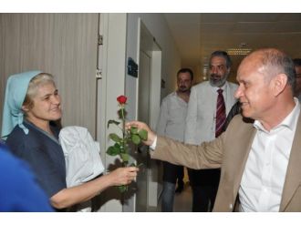 Cumhurbaşkanının Açtığı Hastaneye İlk Ziyaret Şeboy’dan
