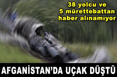 Afganistanda bir yolcu uçağı düştü 